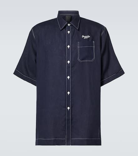 Embroidered linen shirt - Givenchy - Modalova