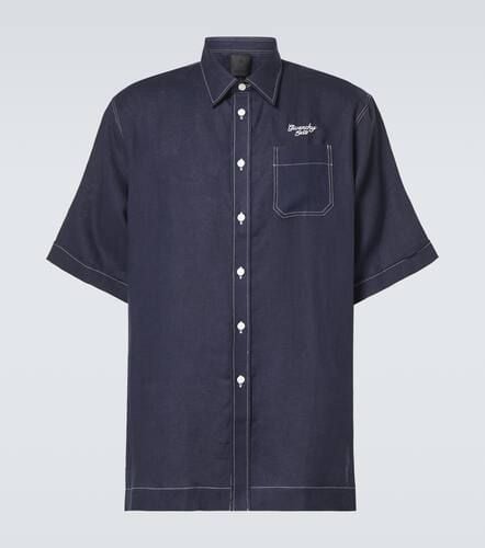 Embroidered linen shirt - Givenchy - Modalova