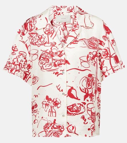 Camicia Pragua in twill di seta - Asceno - Modalova