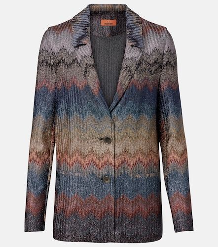 Missoni Blazer de lamé en zigzag - Missoni - Modalova