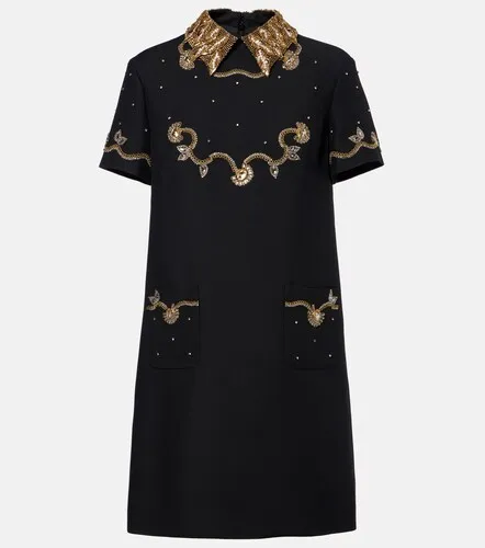 Crepe Couture embellished minidress - Valentino Garavani - Modalova