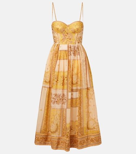 Lucky shirred cotton corset dress - Zimmermann - Modalova