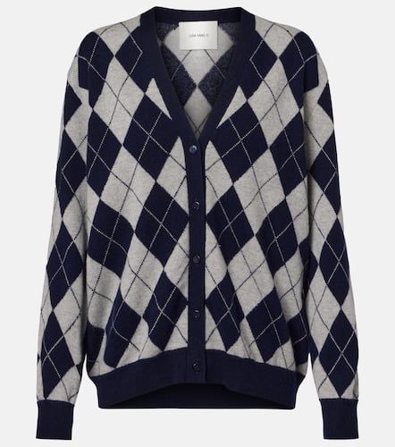 Raelyn argyle cashmere cardigan - Lisa Yang - Modalova