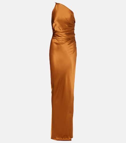 Asymmetric gathered silk gown - The Sei - Modalova