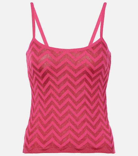 Zig Zag cotton-blend tank top - Missoni - Modalova