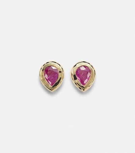 Kt earrings with rubies - Octavia Elizabeth - Modalova