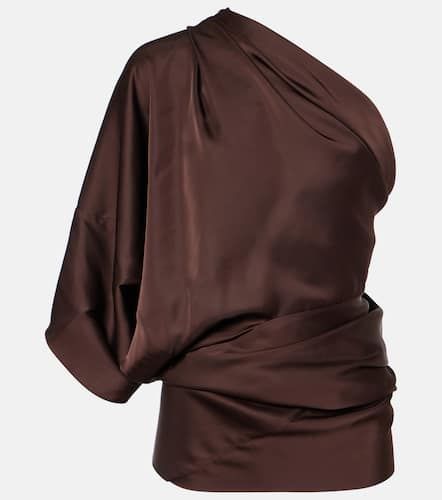 Hollywood charmeuse asymmetric top - Rick Owens - Modalova