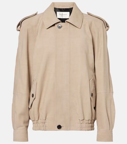 Saint Laurent Lederjacke - Saint Laurent - Modalova