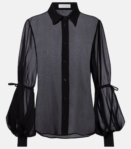 Blusa in seta trasparente - Nina Ricci - Modalova