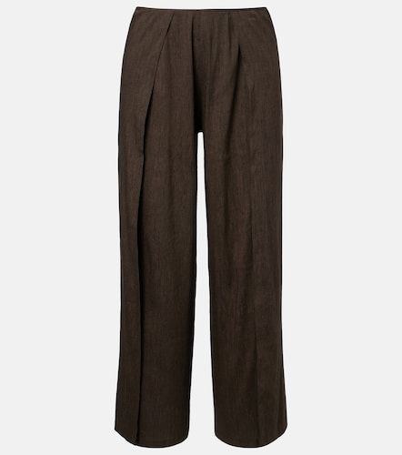 Calla linen-blend wide-leg pants - Proenza Schouler - Modalova