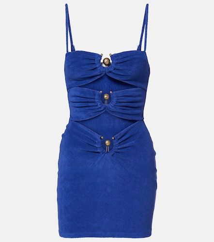 Cutout cotton-blend terry minidress - Christopher Esber - Modalova