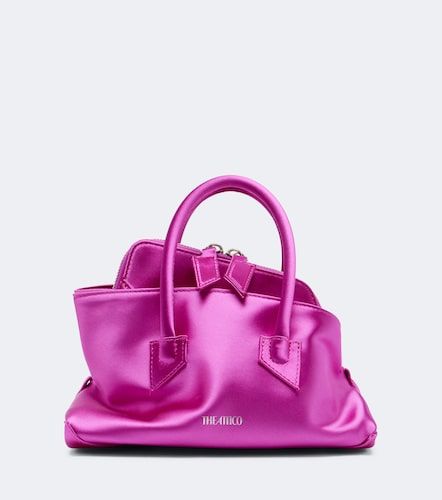 La Passeggiata Mini satin top-handle bag - The Attico - Modalova