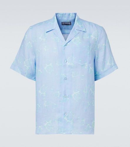 Camisa de lino estampada - Vilebrequin - Modalova