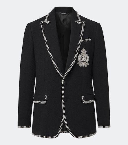 Verzierter Tweed-Blazer DG - Dolce&Gabbana - Modalova