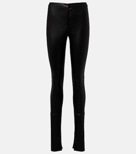 Gucci Leather skinny pants - Gucci - Modalova