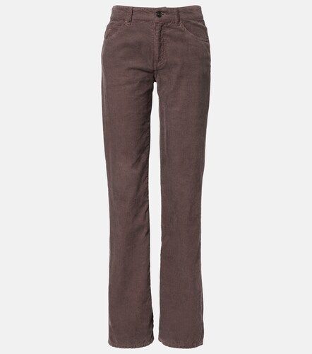 Pantalones rectos Carlyl de pana de tiro medio - The Row - Modalova