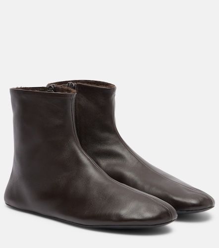 Botines Stella de piel con borrego - The Row - Modalova