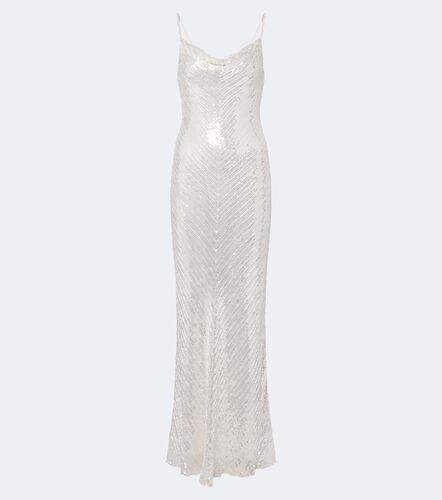 Shangrila La sequined silk gown - Jenny Packham - Modalova
