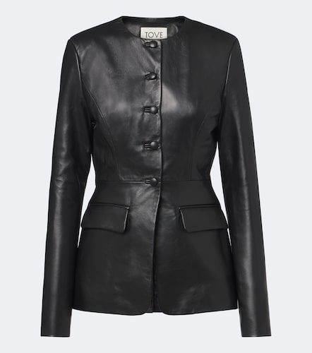 Tove Jed leather jacket - Tove - Modalova