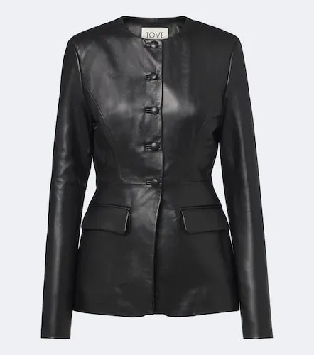 Tove Lederjacke Jed - Tove - Modalova