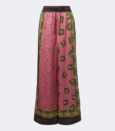 Alémais Pantaloni a palazzo Lacey in twill di seta - Alemais - Modalova