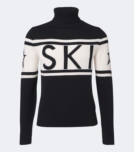 Rollkragenpullover Schild aus Wolle - Perfect Moment - Modalova