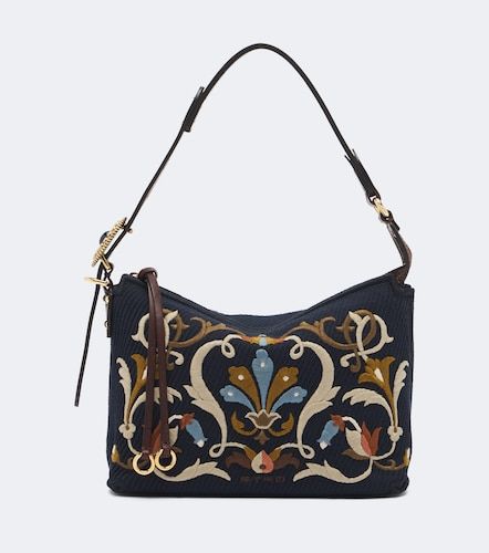 Borsa a spalla Rosette Small in canvas - Etro - Modalova