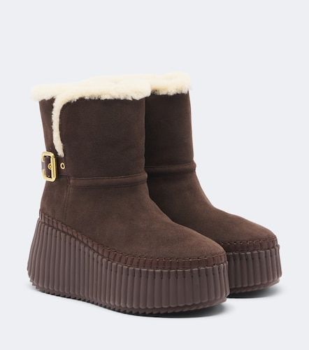 Chloé Botines Nama de ante con plataforma - Chloe - Modalova