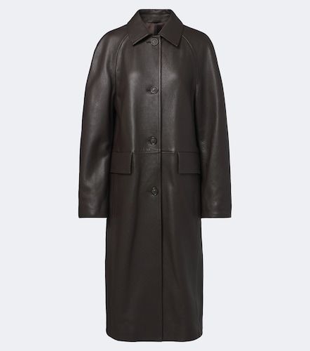 Toteme Raglan leather coat - Toteme - Modalova