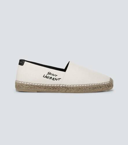 Logo embroidered canvas espadrilles - Saint Laurent - Modalova