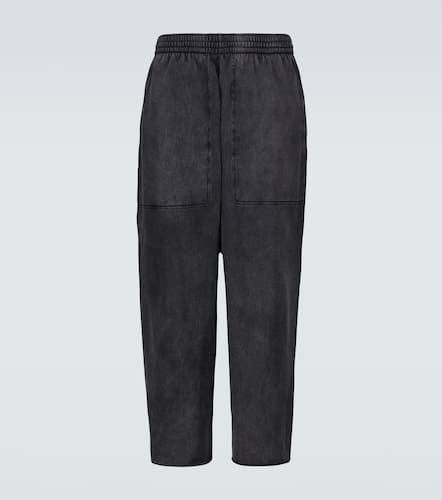 Cropped cotton sweatpants - Balenciaga - Modalova