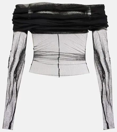 Top de seda transparente - Christopher Esber - Modalova