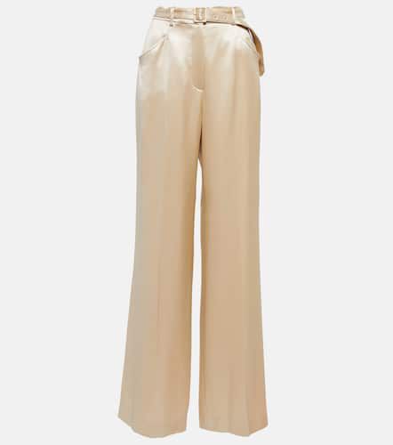 Belted high-rise silk pants - Gabriela Hearst - Modalova
