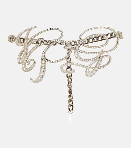 Monogram embellished chain belt - Jean Paul Gaultier - Modalova