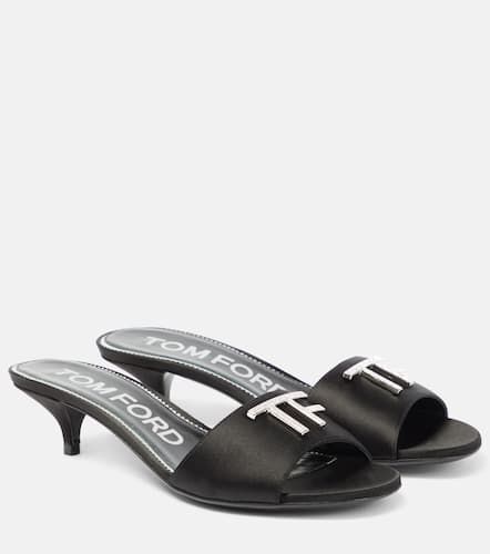 Tom Ford Embellished satin mules - Tom Ford - Modalova