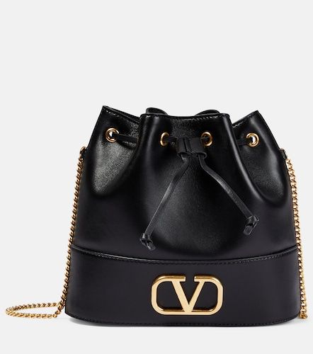 Secchiello VLogo Small in pelle - Valentino Garavani - Modalova
