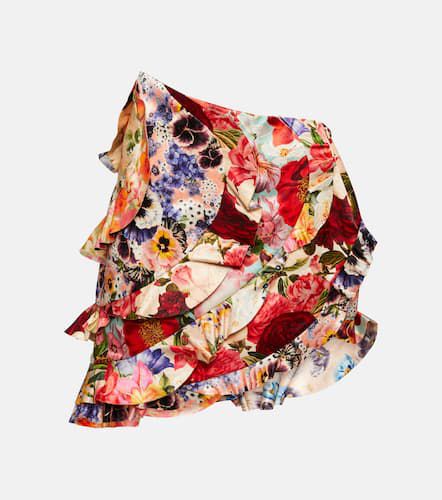 Minifalda Wonderland de lino y seda - Zimmermann - Modalova