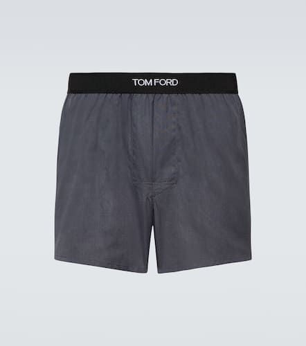 Tom Ford Logo cotton jersey boxers - Tom Ford - Modalova