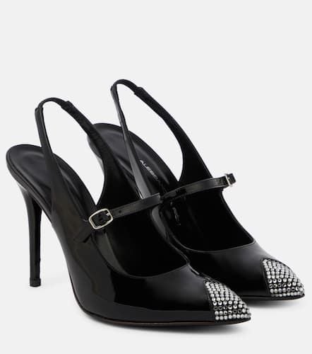 Pumps slingback in vernice - Alessandra Rich - Modalova