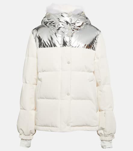 Shearling-trimmed down jacket - Yves Salomon - Modalova