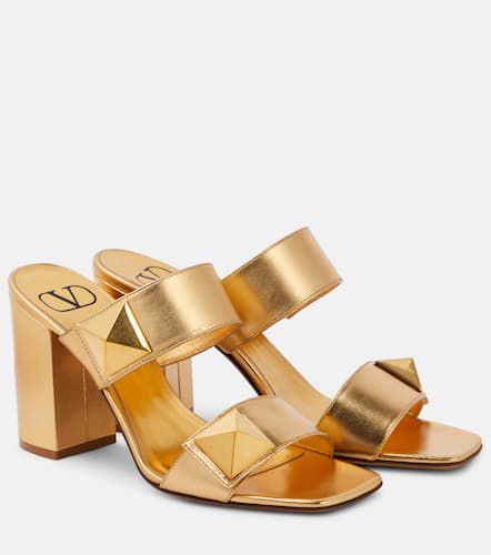 One Stud metallic leather sandals - Valentino Garavani - Modalova