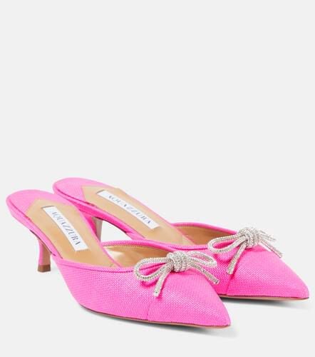 Parisina 50 crystal-embellished mules - Aquazzura - Modalova