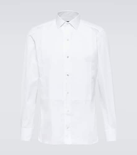 Camisa de esmoquin de piqué de algodón - Zegna - Modalova