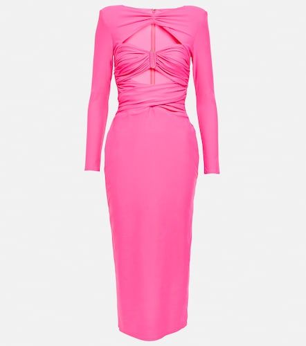 Vestido midi de jersey con aberturas - Self-Portrait - Modalova