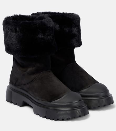 Hogan H619 suede ankle boots - Hogan - Modalova