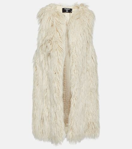 Balmain Faux fur vest - Balmain - Modalova