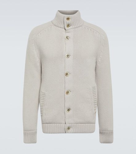 Herno Ribbed-knit wool cardigan - Herno - Modalova