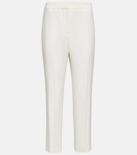 McQueen Mid-rise slim crepe pants - McQueen - Modalova