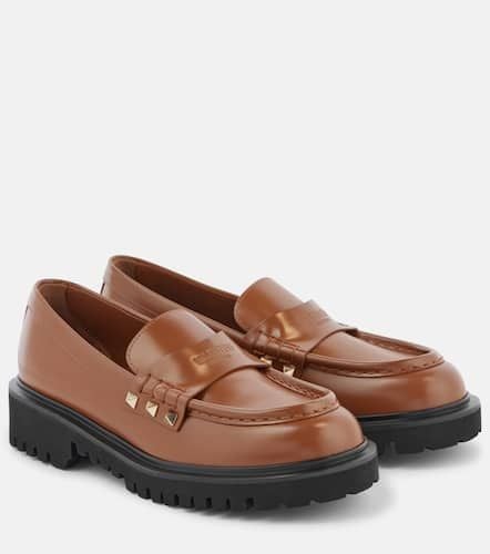 Rockstud leather loafers - Valentino Garavani - Modalova