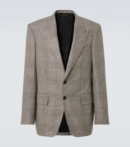 Shelton houndstooth wool-blend blazer - Tom Ford - Modalova